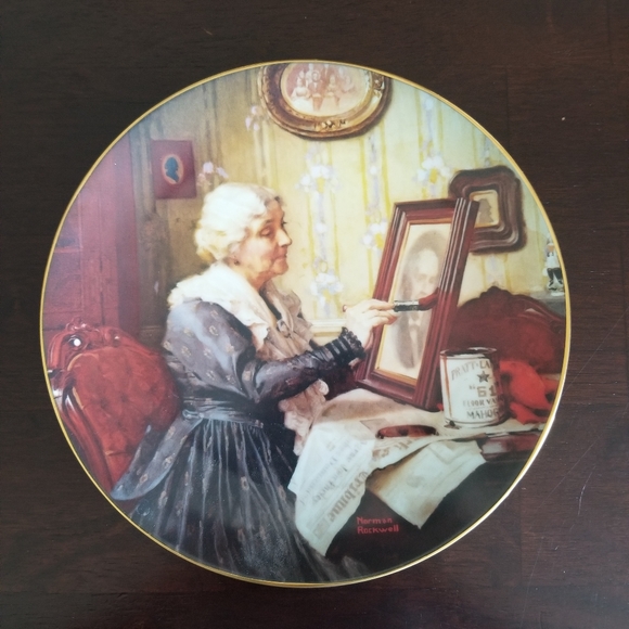 Norman Rockwell Plate - Picture 1 of 4